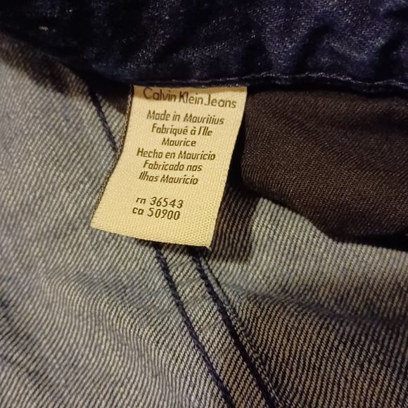 Calvin Klein Slim Straight Jeans Men's Size 34 - Picture 9 of 9